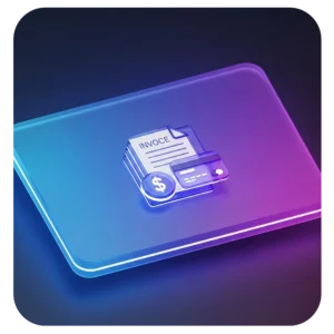 Icono de facturación electrónica y gestión de planes de suscripción y membresías automáticas.